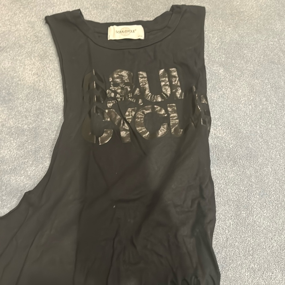 SoulCycle size small tank top with fringe